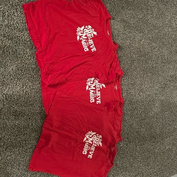 Three Old Navy Christmas Pajama Tees - Picture 1 of 3